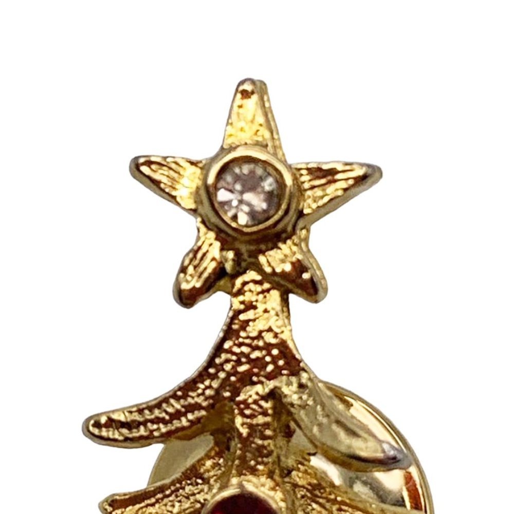 Vintage Avante Midcentury Christmas Tree Pin View 5